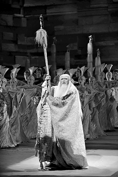 受到国家艺术基金资助的歌剧《大汉苏武》剧照 光明图片