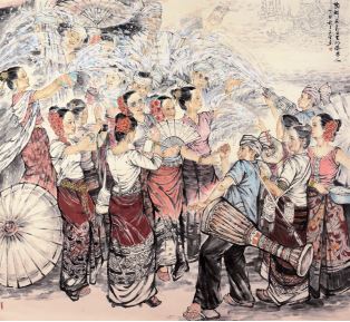 ���ߣ���� ��Ʒ���ƣ��������ڽ�����Ĵ����ˡ���ֽ��ˮī ��Ʒ�ߴ磺200cm��215cm ����ʱ�䣺2017 ��