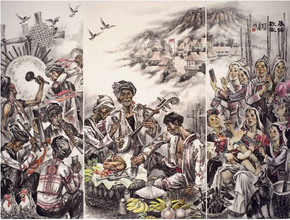 ���ߣ������� ��Ʒ���ƣ�����ŵ���衷��ֽ��ˮī ��Ʒ�ߴ磺207cm��267cm ����ʱ�䣺2017 ��