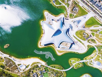 航拍成都科幻馆。 活动主办方供图