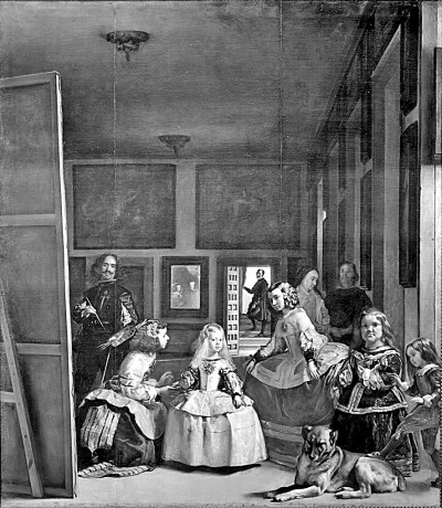 《宫娥》(画中左一为正在作画的委拉斯凯兹)