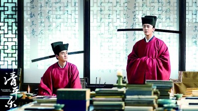 古代礼仪、建筑、服饰等传统文化元素被网络作家频频用于创作之中。图为根据网络小说改编的电视剧《清平乐》剧照,再现了多彩的宋代文化。资料图片