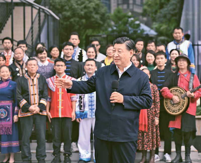 2023��12��14����15�գ��й���������ǡ�������ϯ�������ί��ϯϰ��ƽ�ڹ������졣����14�����磬ϰ��ƽ�������������������������ʱ��ͬ��������Ⱥ�����н����� �»������ ����/��