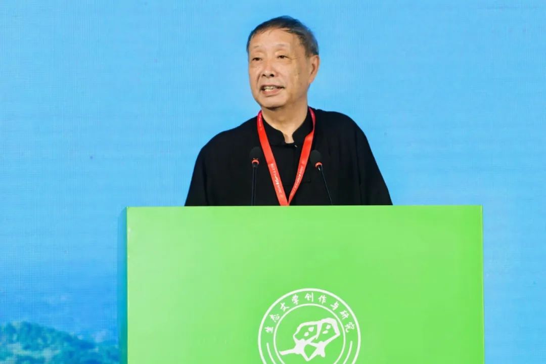 韩少功在2024年五指山生态文学周活动现场