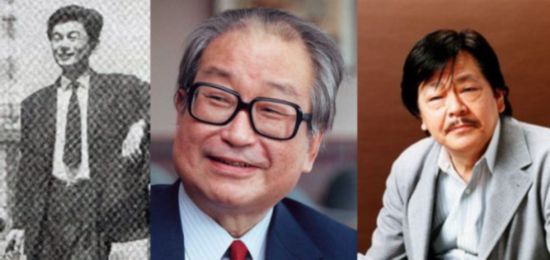 左起:星新一 、小松左京、 筒井康隆