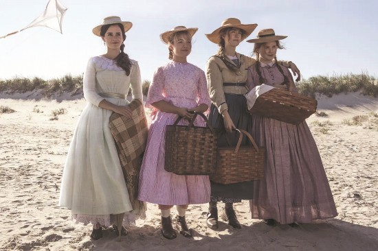 电影《小妇人》(2019)中马奇家四姐妹形象